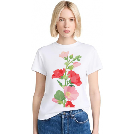 T-krekls ar puķēm