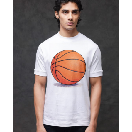 T-krekls ar basketbolu