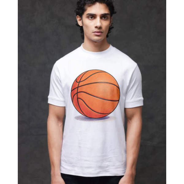 T-krekls ar basketbolu