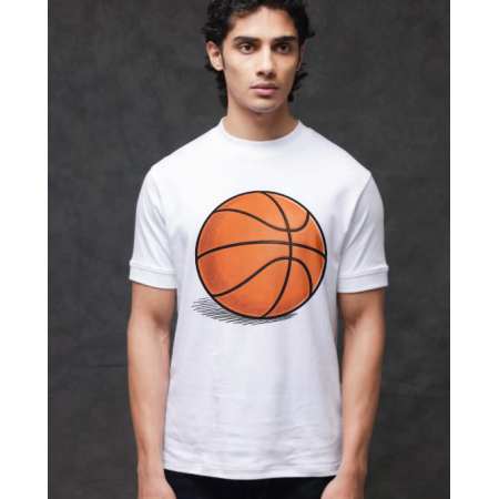 T-krekls ar basketbolu