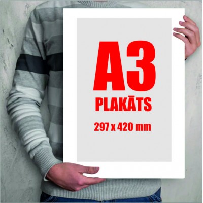 A3 Plakātu druka