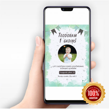 Digitālais ielūgums "Svinības"