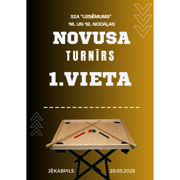 Diploms "Novusa turnīrs"