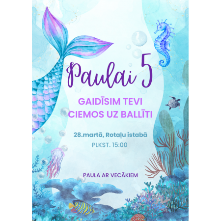 Ielūgums "Ūdens valstība"