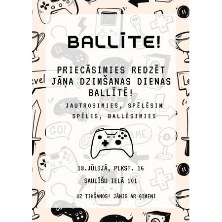 Ielūgums "GAME"